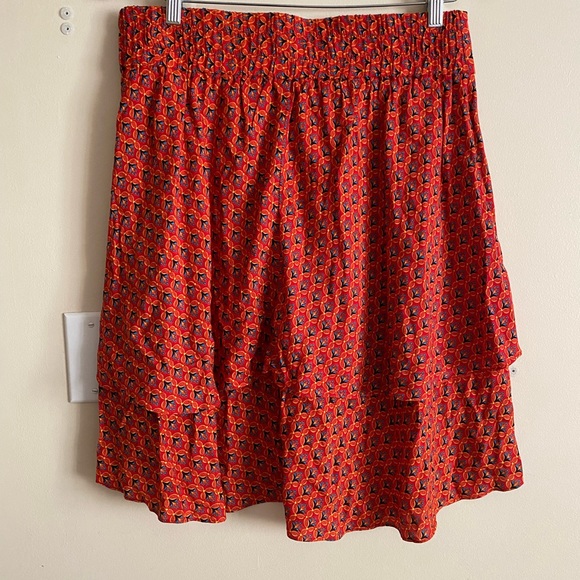 1 State Red Floral ruffly, short and long skirt. - Picture 3 of 4